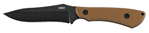 Columbia River 143711 CRKT 2083 Ramadi  4.37" Fixed Plain Black Matte Baked-On Anti Rust SK-5 Steel Bl