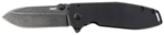 Columbia River 143716 CRKT 2495K SQUID XM 2.95" Folding Drop Point Plain Black Stonewashed D2 Steel Bl