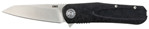 Columbia River 143729 CRKT 6535 Mah-Hawk  3.19" Folding Drop Point Plain Satin D2 Steel Blade/ Black G