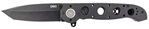 Columbia River 143747 CRKT M16-04DB M16 04DB 3.89" Folding Plain Black Stonewashed D2 Steel Blade/ Bla