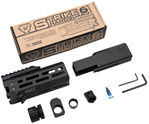 144020 Strike Industries CEVO-HG-6-BK Strike  6" M-Lok Black Aluminum with Faux Suppres