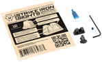 144049 Strike Industries P320SIGHTSSH Suppressor High Sights  Black Stainless Steel Hou