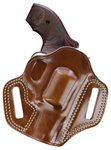 144055 Galco CM312 Combat Master Belt Holster Open Top Pancake Style made of Leather wi