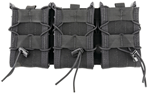 144253 High Speed Gear 45TA00BK TACO Shingle Mag Pouch Triple Style made of Nylon with
