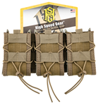 144254 High Speed Gear 45TA00CB TACO Shingle Mag Pouch Triple Style made of Nylon with