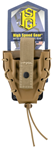 144503 High Speed Gear 11DCK0CB TACO Handcuff Holder Kydex Coyote Brown U-Mount