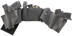 145093 Galco UWERBKLG UnderWraps Elite Belly Band Large Black Elasticized Nylon/Leather