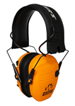 Gsm Outdoors 145473 Walker's  Razor Slim Electronic Muff Polymer 23 dB Over the Head Blaze Orange Ea