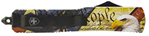 145753 Templar Knife MZEG321 Premium Weighted Slim 3.16" OTF Drop Point Plain Black Oxi