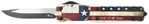 145756 Templar Knife MZTX321 Premium Weighted Slim 3.16" OTF Drop Point Plain Black Oxi