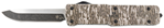 145759 Templar Knife LZMOB321 Premium Weighted Large 3.55" OTF Drop Point Plain Black O
