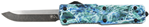 145762 Templar Knife SZMOS321 Premium Weighted Small 3" OTF Drop Point Plain Black Oxid