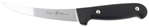 145769 Templar Knife K6BBK362 Boning  6" Fixed Plain RWL34 Damasteel Blade/5" Black G10