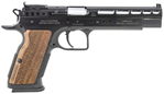 Italian Firearm 146340 Tanfoglio IFG TFGOLDM9 Gold Match  9mm Luger Caliber with 6" Barrel, 16+1 Capaci