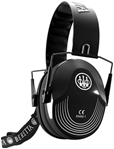 146417 Beretta USA CF1000000209SS Safety Pro Muff 25 dB Black Ear Cups with Black Headb