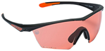 146429 Beretta USA OC031A2354039FUNI Clash Shooting Glasses Scarlet Lens Black with Ora