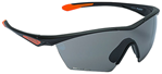 146430 Beretta USA OC031A23540959UNI Clash Shooting Glasses Fume Lens Black with Orange