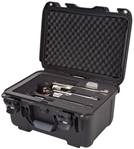 Nanuk (plastica 146621 Nanuk 918REV01 918 3 Up Revolver Case Black Polymer with Foam Padding & Latches