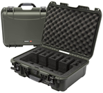 Nanuk (plastica 146624 Nanuk 9254UP6 925 4 UP Pistol Case Waterproof Olive Resin with Closed-Cell Foam