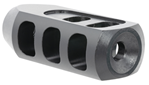 Tacfire 146748 TacFire  Tanker Muzzle Brake  Black Oxide Steel with 1/2"-28 tpi Threads 2.76" O
