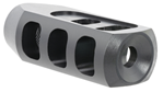 Tacfire 146749 TacFire  Tanker Muzzle Brake  Black Oxide Steel with 5/8"-24 tpi Threads 2.76" O
