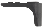 Tacfire 146760 TacFire  Handstop Gen 2 1-Slot Black Aluminum for M-Lok Rail