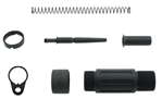 Tacfire 146762 TacFire  Short Buffer Tube System  Black Anodized Aluminum with QD End Plate for