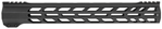 Tacfire 146782 TacFire  A.C.E. High Profile M-Lok Handguard 15" Black Hardcoat Anodized Aluminu