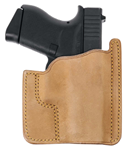 147107 Galco PH800 Front Pocket Holster made of Horsehide with Natural Finish fits Gloc