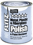 Flitz Internati 147141 Flitz CA03518-6 Polish Paste  Clean/Polish/Protect Quart 2 lbs