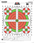Champion Traps 147347 Champion Targets 45796 Score Keeper Sight-In Bullseye Paper Hanging 100 yds Pist