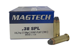 15653 Magtech 38C Range/Training  38 Special 158 gr Semi-Jacketed Soft Point Flat 50 B