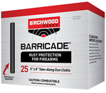 Birchwood Labor 15878 Birchwood Casey 33025 Barricade Take Along Wipes Multi-Caliber 5" x 8" 25 Per Bo
