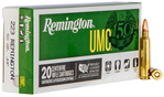 15934 Remington Ammunition L223R38 UMC 223Rem/5.56NATO 50GR JHP 20Box/10Case