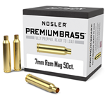 16696 Nosler 10185 Unprimed Cases  7mm Rem Mag Rifle Brass 50 Per Box