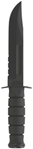 Kabar 20690 Ka-Bar 1212 Fighting/Utility  7" Fixed Clip Point Part Serrated Black 1095 Cro-V