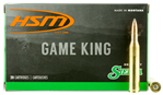 Hsm/hunting Sha 20805 HSM 25061N Game King  25-06 Rem 100 gr Sierra GameKing Spitzer Boat-Tail 20 Bx/
