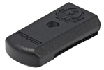 22626 Ruger 90622 Floor Plate  Flush Style made of Polymer with Black Finish for Ruger