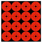 Birchwood Labor 23491 Birchwood Casey 33904 Target Spots  Self-Adhesive Paper Black/Orange 1.5" Bullse