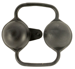 23887 Butler Creek 19001 Tini Bikini  Black Rubber Up to 38.10mm Obj. Pistol/Shotgun/R