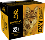 Browning Ammuni 23889 Browning Ammo B192300221 BXV  22 Hornet 35 gr Polymer Tip 20 Bx/ 10 Cs