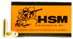 Hsm/hunting Sha 24247 HSM 10MM2N Training  10mm Auto 180 gr Full Metal Jacket (FMJ) 50 Bx/ 20 Cs
