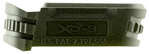 24265 Springfield Armory XDS5902M Backstrap Sleeve  made of Polymer with Black Finish