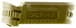 24268 Springfield Armory XDS5002MFDE Backstrap Sleeve  made of Polymer with Flat Dark