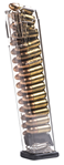 Ets Group 24337 ETS Group GLK-9-170 Pistol Mags Competition Legal Clear Extended 27rd 9mm Luger