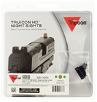24430 Trijicon 600836 HD XR Night Sight Set 3-Dot Tritium Green with Orange Outline Fr