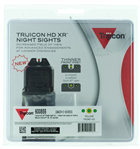 24434 Trijicon 600855 HD XR Night Sight Set 3-Dot Tritium Green with Yellow Outline Fr