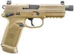 66982 FN FNX-45 TACT 45ACP 10RD FDE NS MS
