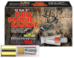 Brenneke Usa 2447 Brenneke SL123RMS Red Magic Sabot  12 Gauge 3" 1 oz Sabot Slug Shot 5 Bx/ 50 Cs