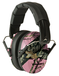 Gsm Outdoors 24934 Walker's GWPFPM1PKMO Pro Low Profile Muff Polymer 22 dB Folding Over the Head Mo